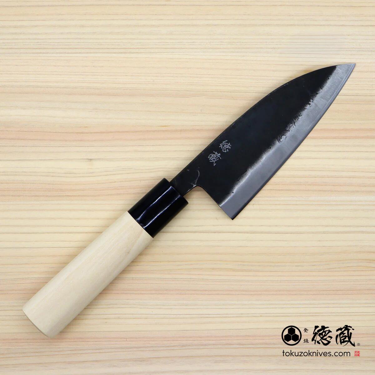 包丁 120粍/両刃/新規まき直し二号/朴/日本製/徳蔵切れ物・TOKUZO KNIVES・JAPAN・Kitchen Knives・ごはん炊き・ほうちょう・ホウチョウ・鋭さ・身寄り用・全能・両刃・小っちゃいごはん炊き・差し上げ物・差し上げ物・差し上げ物・生存期間モノ