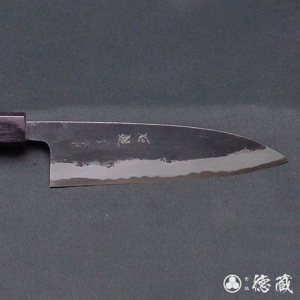 三徳黒打ち包丁 165mm 両刃 KNIVES・JAPAN・Kitchen 日本製 青紙