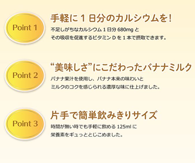 市場 お試し12本 1日分のカルシウム ミルク セット ビタミンD 守山乳業 バナナ 125ml 栄養機能食品 MORIYAMA 詰め合わせ 12本  送料無料