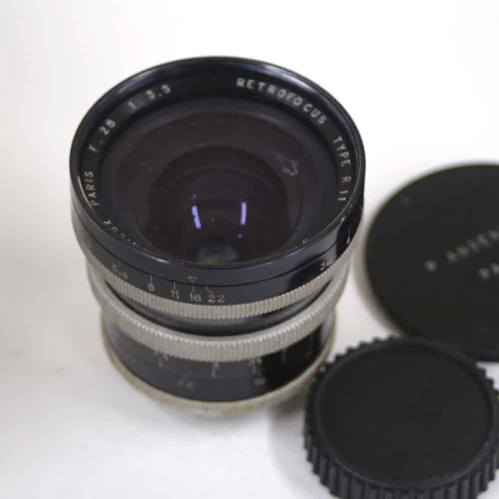 単品購入可 P.ANGENIEUX 28mm f3.5 EXAKTA アダプタ付