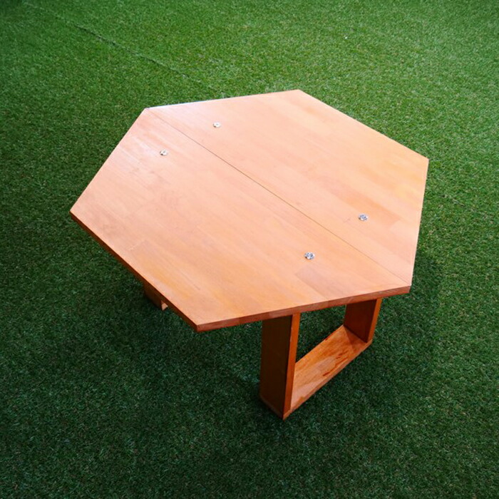 楽天市場 六角テーブル All木製 塗装済み キャンプギア アウトドア Diy キャンプキット キャンプ 自作 オリジナル 木材 テーブル 木製テーブル 庭 モロック ヴィレッジ