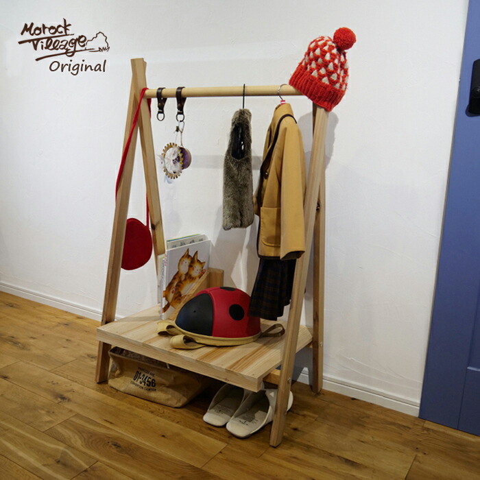 楽天市場】スーパーSALEで15％OFF!!【木製ハンガーラック】 衣類かけ