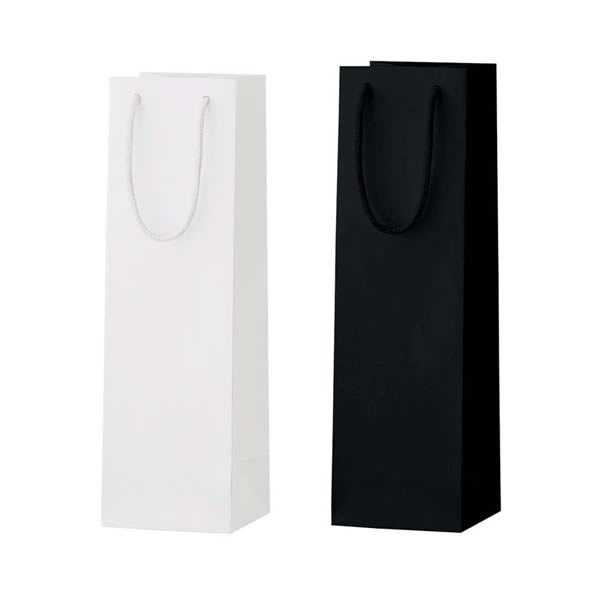 【紙袋】シャイニーバッグボトル110×100×365粍(100枚入り口・入口)【ぶどう酒用】