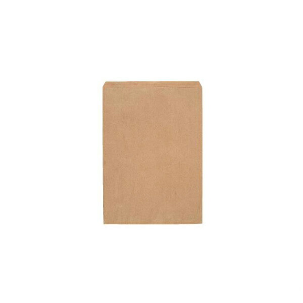 【紙平袋】 柄小袋 R-50 未晒無地 180×230粍 日用品雑貨・文房具・手芸-袋-紙袋・手提げ袋