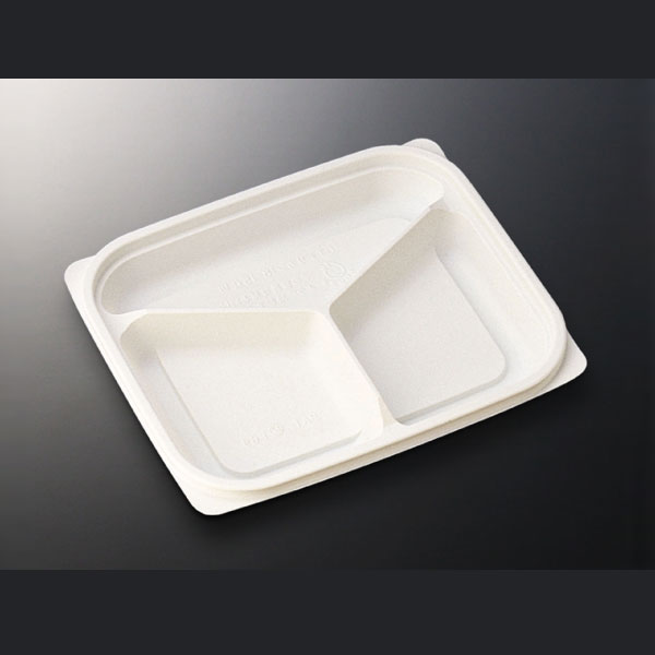 【惣菜入れもの】CTデリカン18-15 三ッ中仕切り 身 176×148×22粍 (800枚入)【代引不可】