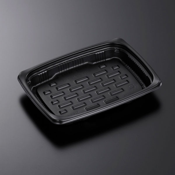 【惣菜入れもの】CTデリトップ18-13 BK 身 178×130×26粍 (1200枚入)【代引不可】