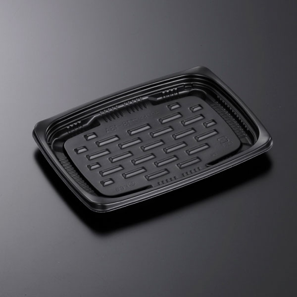 【惣菜入れもの】CTデリトップ18-13A BK 身 178×130×17粍 (1200枚入)【代引不可】