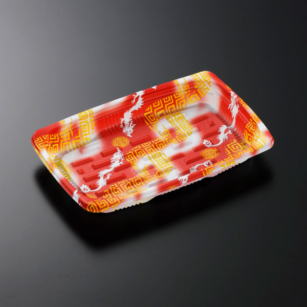 【惣菜入れもの】CTデリトップ20-13 炎竜R 身 198×130×26粍 (1000枚入)【代引不可】