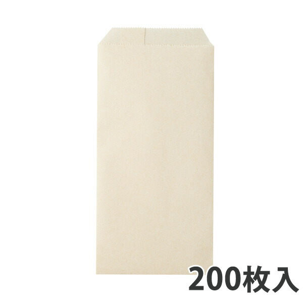 【耐油袋】 耐油ナチュラル平袋LLサイズ 100×210mm (2000枚入)