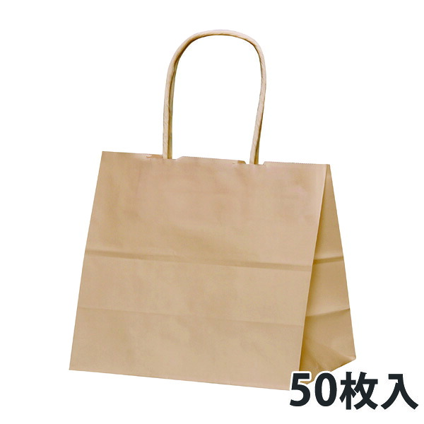 【期間中エントリーでポイント5倍】【紙袋】 紙袋HV2315 未晒 230×150×220mm (200枚入)