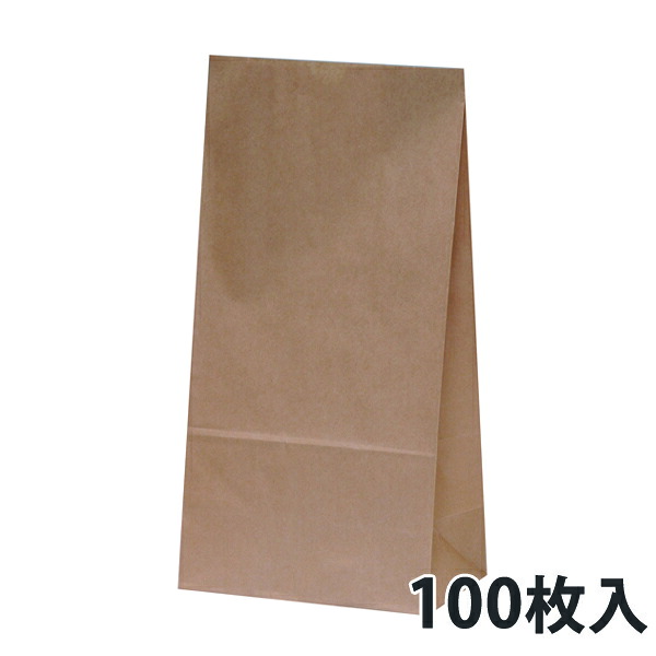 【角底紙袋】 ご機嫌御徒面子 H12 未晒 無地 60g 180×105×350粍 (1000枚入)