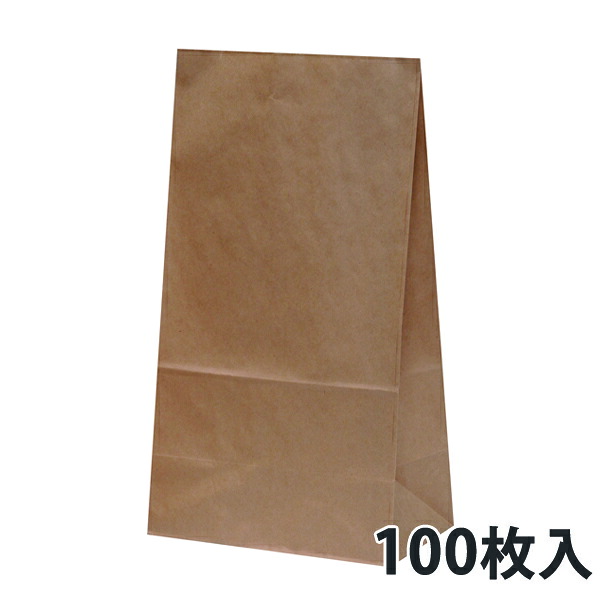【角底紙袋】 ご機嫌御徒面子 H14 未晒 無地 195×120×365粍 (1000枚入) 日用消耗品-日用品雑貨・文房具・手芸