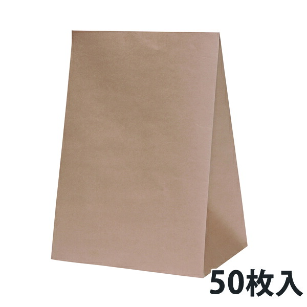 【角底紙袋】 ご機嫌御徒面子 H1200 未晒 無地 300×210×420粍 (200枚入)