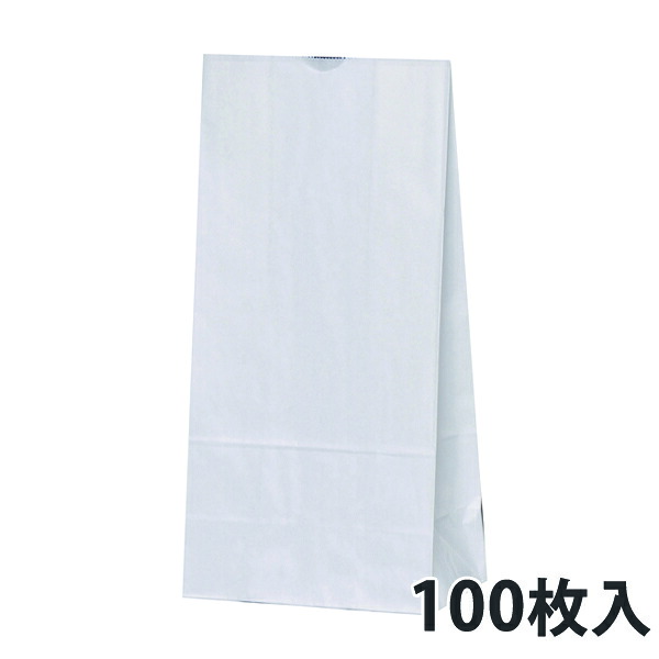 【期間中エントリーでポイント5倍】【角底紙袋】 ハイバッグ H8 晒 無地 156×95×320mm (1000枚入)