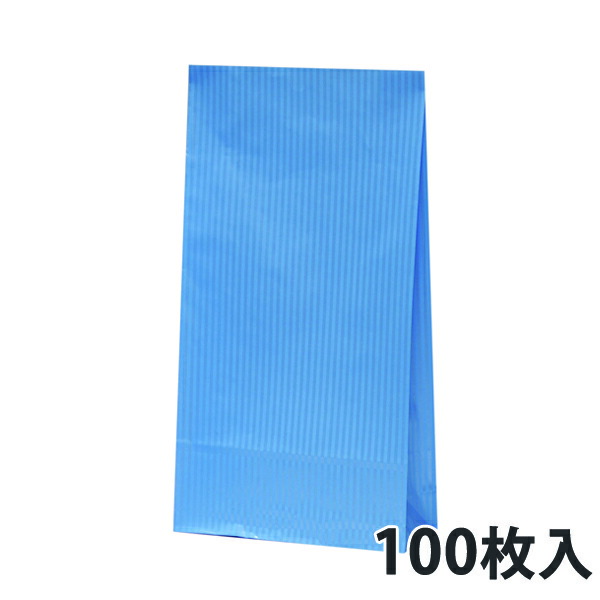 【角底紙袋】 ご機嫌御徒面子 HS5 水晶青み 180×65×340粍 (1000枚入)