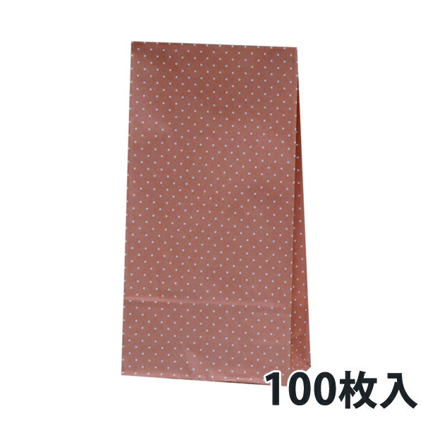 【期間中エントリーでポイント5倍】【角底紙袋】 ハイバッグ HS3 水玉 ピンク 145×65×280mm (1000枚入) 7,893円