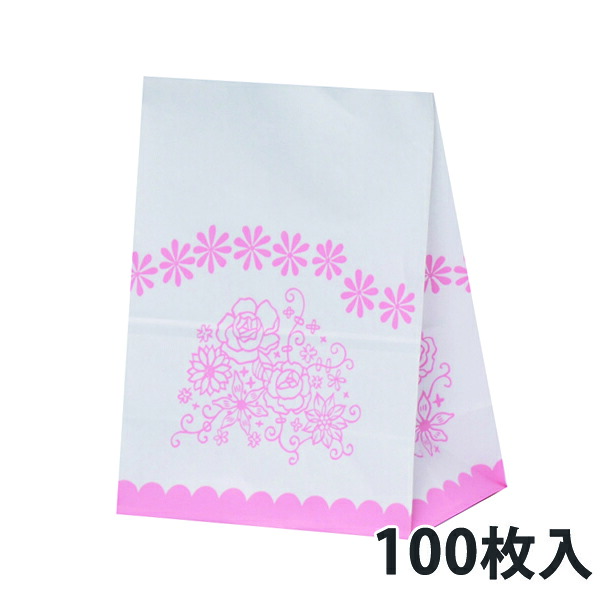 【角底紙袋】 ご機嫌御徒面子 H200 西洋菓子 160×92×205粍 (1000枚入)