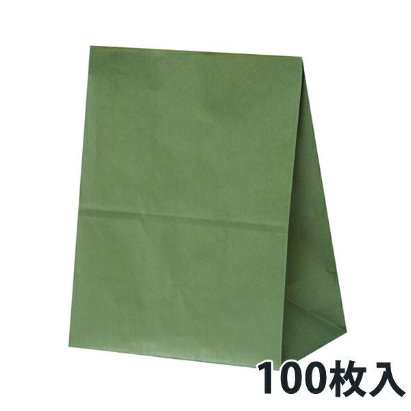 【期間中エントリーでポイント5倍】【角底紙袋】 ハイバッグ H300 ヴェルデ 180×105×225mm (1000枚入)