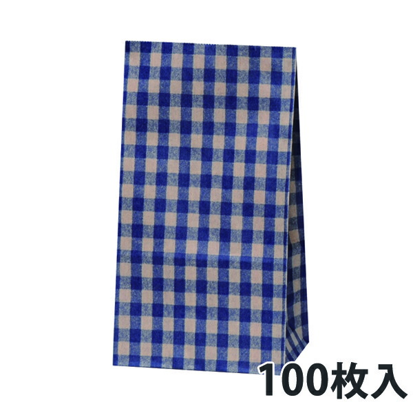 【期間中エントリーでポイント5倍】【角底紙袋】 ハイバッグ H4 チェック 130×80×235mm (2000枚入) 9,720円