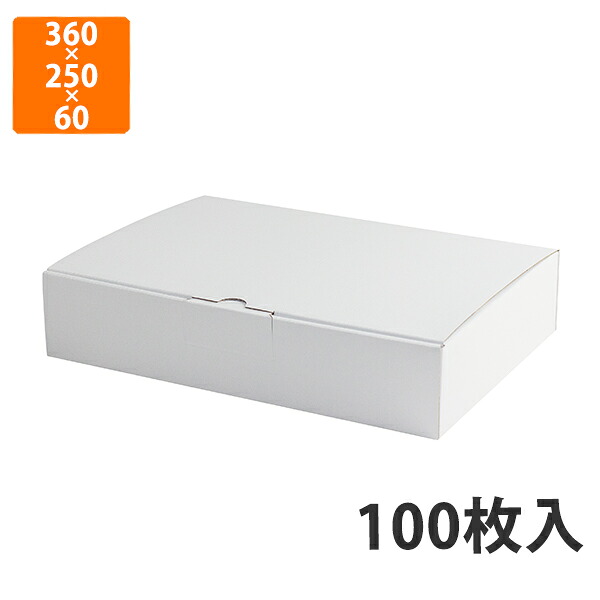 【かざり付ける箱】EE-65W はっ水宅配箱 6糎 5 360×250×60粍 (100枚入)【代引不可】 差し上げ物箱 紙箱 製作食料雑貨類用  譲りわたす用 精肉用 宅配用 はっ水