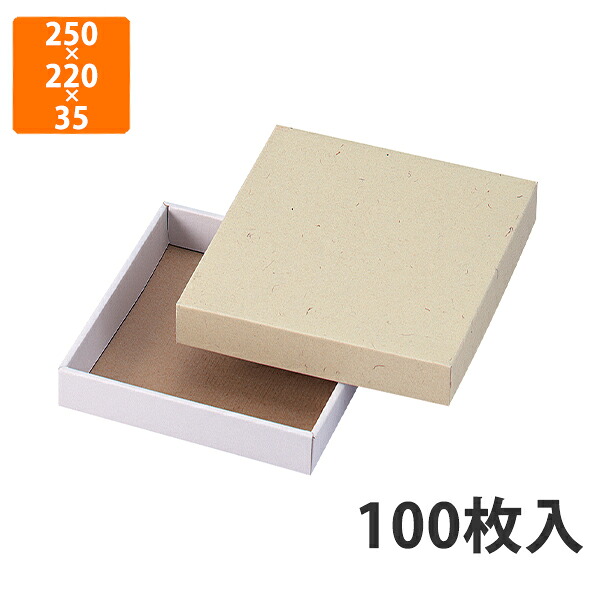 【期間中エントリーでポイント5倍】【化粧箱】NN-104 麺用ムジ箱 7寸めん-2 250×220×35mm (100枚入)【代引不可】 紙箱 テイクアウト用 持ち帰り用 麺用 セット用