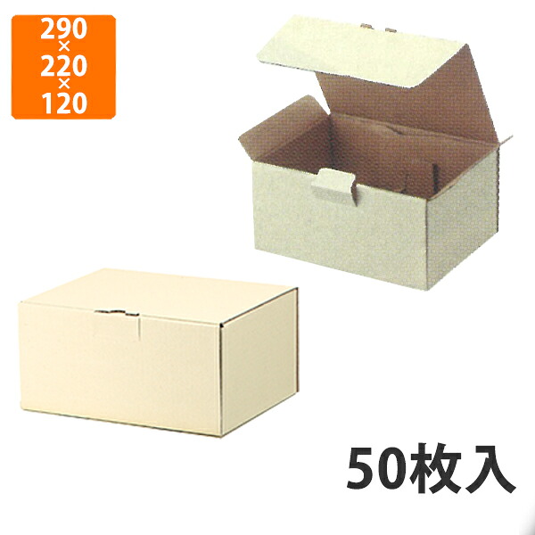 【期間中エントリーでポイント5倍】【化粧箱】EE-162 宅送用ギフト箱12cm 290×220×120mm (50枚入)【代引不可】 ギフト箱 紙箱 宅配用 加工食品 詰合せ箱 汎用