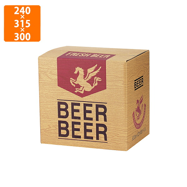 【化粧箱】K-30 ビール12本入 240×315×300mm (60枚入)【代引不可】