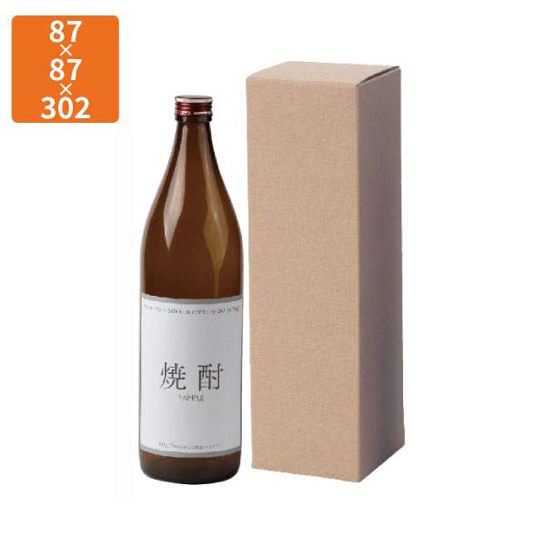 【化粧箱】K-701B 焼酎地酒900ml×1本 87×87×302mm (200枚入)【代引不可】|包装資材のイチカラ 店
