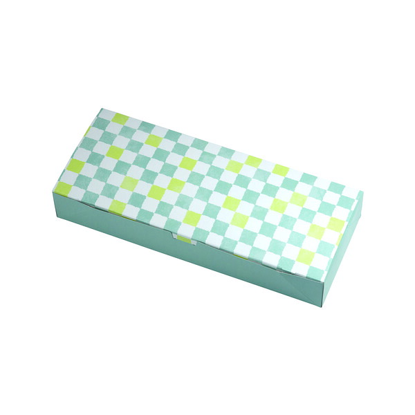 【化粧箱】ルミアサービス箱 10個 格子 そら色トレー付 19-665SB｜包装資材のイチカラ　店