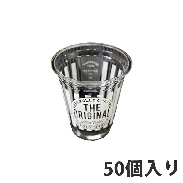【プラコップ】 PET CP92-363 STRIPE SPIRIT 363ml (1000個入)｜包装資材のイチカラ　店 14,892円