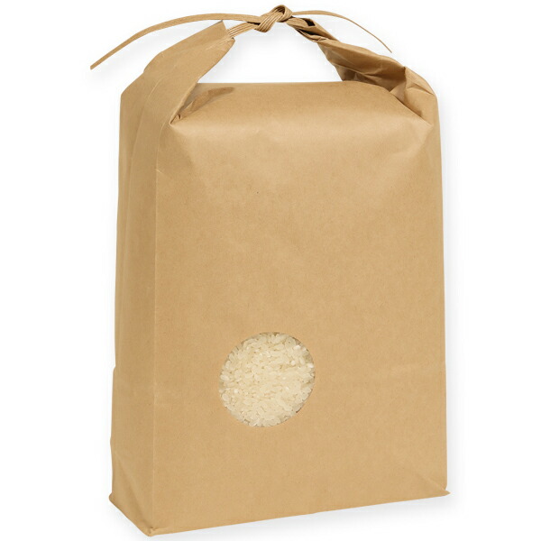 楽天市場】【お米用紙袋】米袋5kg用 WB5KG 米・バンド・窓付