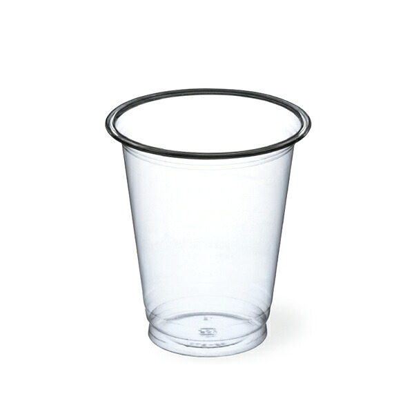 【期間中エントリーでポイント5倍】【プラコップ】 PET CP92-370ロースタック 無地 12オンス 370ml (1000個入)