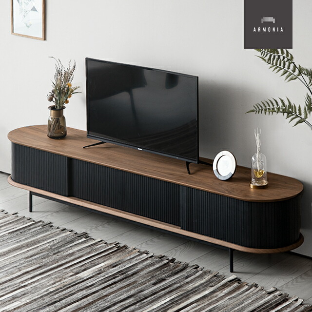 楽天市場】【開梱設置付き】ローボード テレビ台 収納 220cm TV台