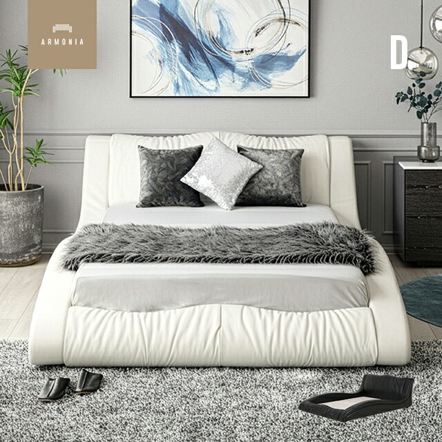 楽天市場】【期間限定特価＊ホワイト34%OFF／ブラック10%OFF】 ベッド