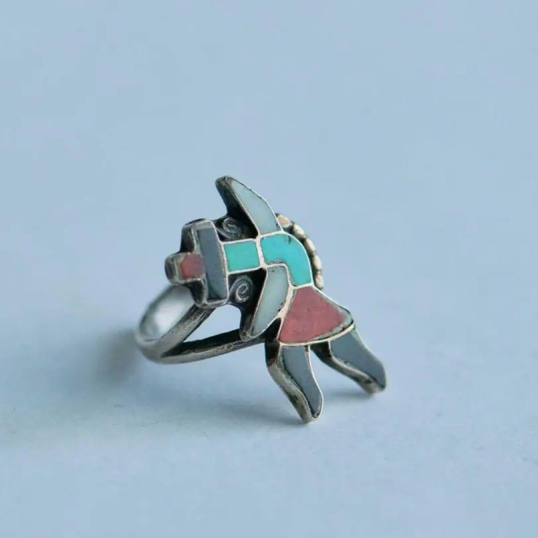 楽天市場】ZUNI ズニ族｜インレイ キャラクター リング REGINDA