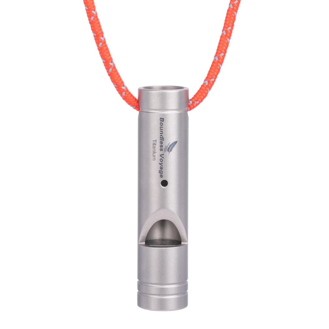 【楽天市場】Boundless Voyage ホイッスル 笛 チタン製 超軽量 大音量 頑丈 防災ホイッスル 緊急 避難 防犯 登山 ソロ