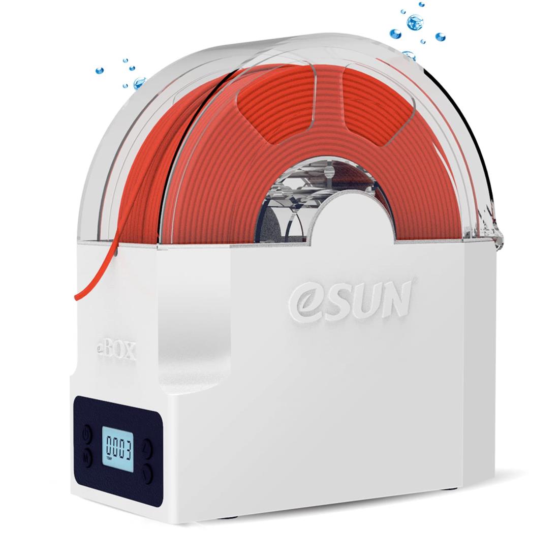 eSUN 3D繊維記憶装置用のeSUN eBOX Lite素っ気ないバックス、フィラメントドライヤーボックスの干上がる機、ボックスフィラメントドライホルダーを無料で倉入れ3D刷り上げる物の具