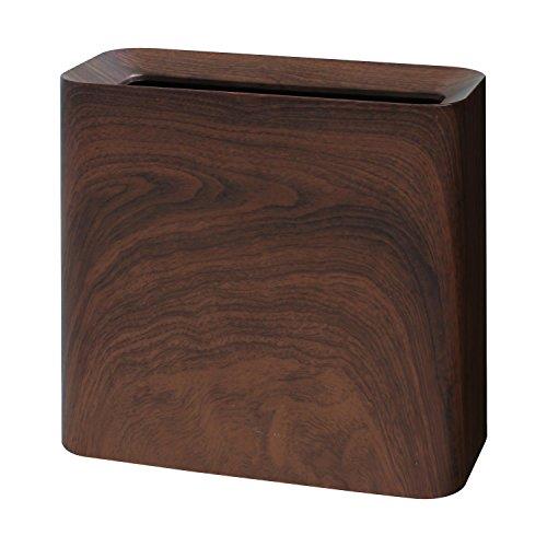 ideaco(イデアコ) 紙くずかご 角型 11.5L 幅31.5 ? 奥ぶかさ15 ? 高さ30糎 TUBELOR Hi-GRANDE rosewood (チューブラー ハイグランデ サクラ色木材 )