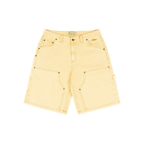 【DIME】DIME CARPENTER DENIM SHORTS ダイム 宮大工 ジーンズ さる股引き レモンイエロー