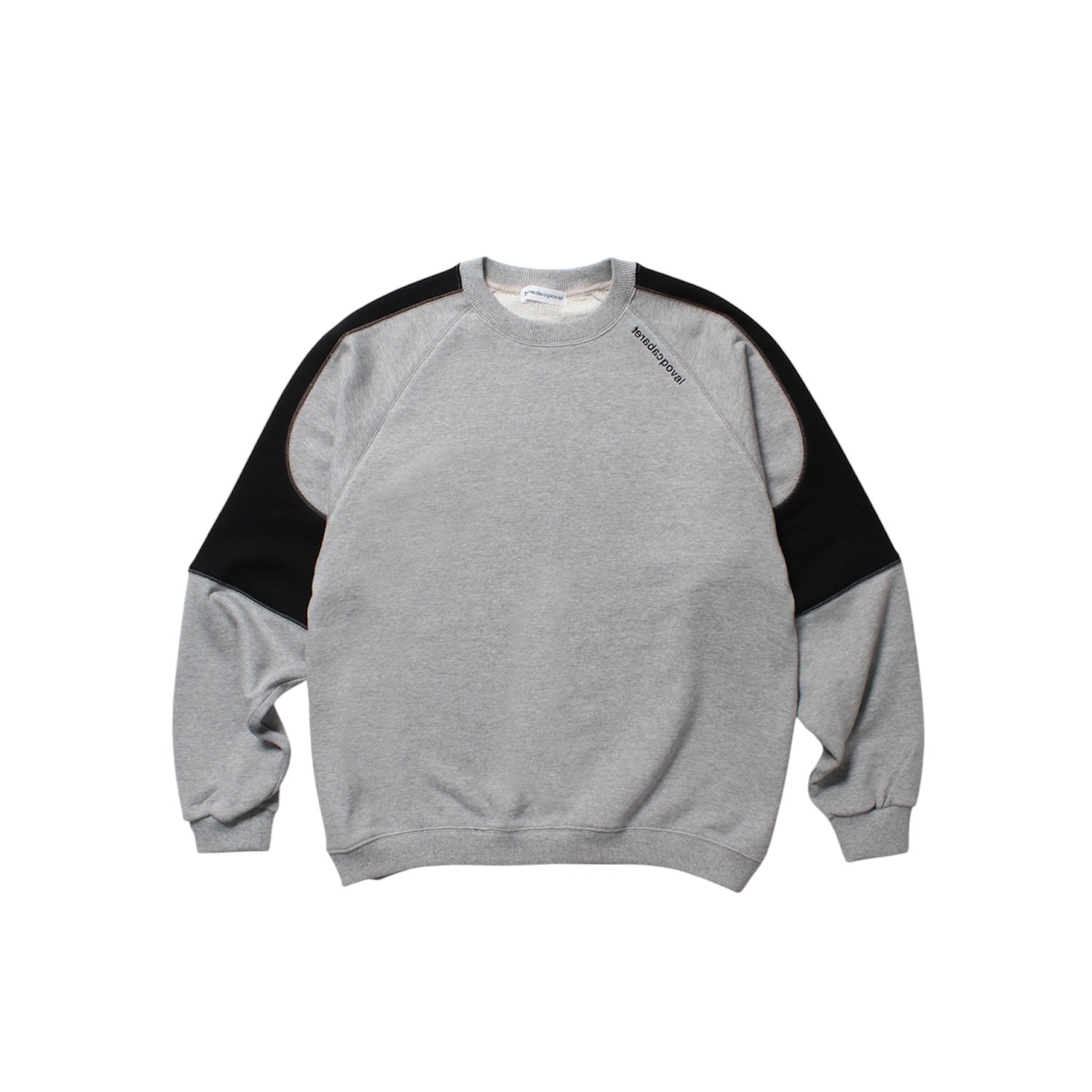 【CABARET POVAL】CABARET POVAL WARM-UP CREWNECK SWEATSHRIT キャバレット ポ突っ張り 労働者の一団のど首 トレーナー