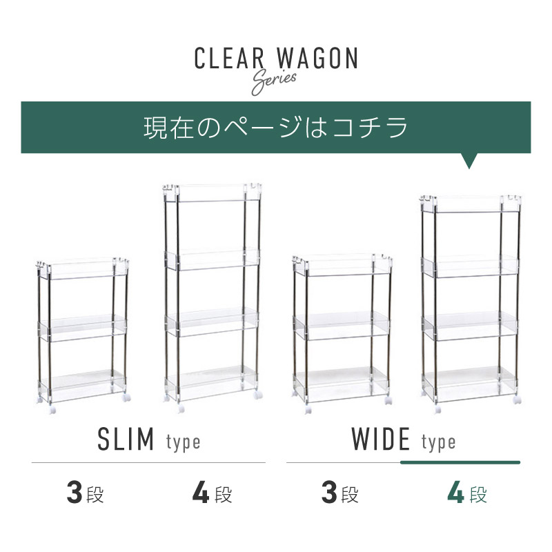 専門店では ワゴン キャスター付き 3段 スリム おしゃれ 北欧 キッチン 洗面所 リビング キッチンワゴン クリアワゴン マルチワゴン 3段ワゴン  隙間収納 すきま収納 省スペース 薄型 www.tsujide.co.jp
