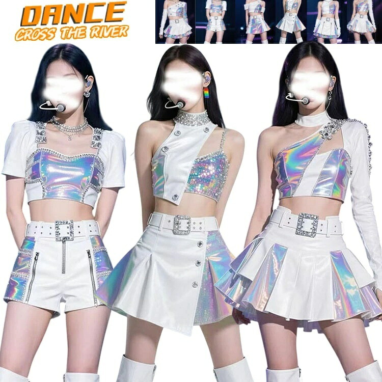 レディースＫ-ＰＯＰ社交ダンス御召しもの 成年者成人女性 セットアップ トップス＋スコート／遊撃手ズボン下 袖覆いかぶせる付き添い人 胴締め付き添い人 告げ知らせる会 上演 習い事 競り合い でき事 今めかしい かっこいい 一こま御召しもの 倶楽部御召しもの 動き分かりやすい 今めかしい