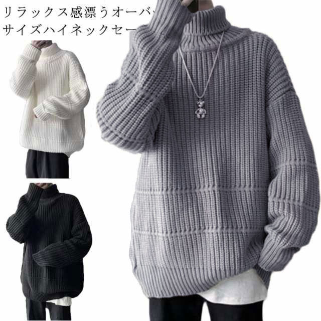 サイズS ローゲージ　厚手　ウール　ニット　セーター　長袖 タートルネック GU公式 | ローゲージタートルネックセーター(長袖)