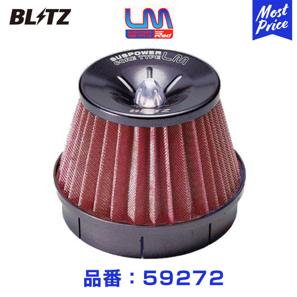 BLITZ ブリッツ SUS POWER CORE TYPE LM RED サスパワーコアタイプエルエムレッド 【59272】 N-BOX N-ONE N-VAN N-WGN