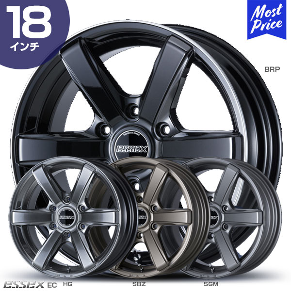 NEW CRS ESSEX エセックス ハイエース ホイール EC EC-18 18インチ 7.5