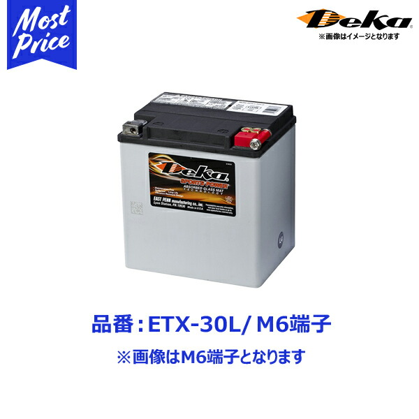 Deka Agm Sports Power スポーツ レース専用 カーバッテリー 高性能 Etx 30l M6端子 電圧12v 容量28 6ah 重量9 8kg インプレッサ ロードスター スカイラインgtr ポルシェ等 中 大スポーツ車輌 一般車輌 Elteachermurcia Com