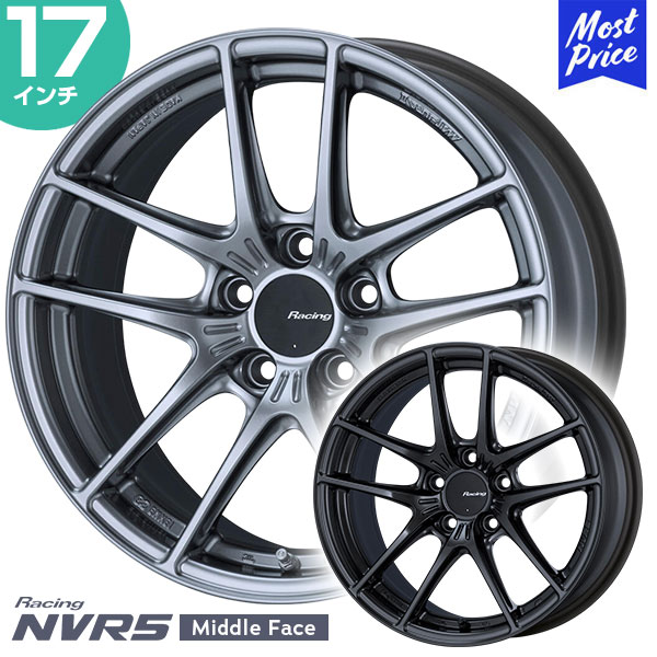 楽天市場】ENKEI エンケイ NVR5 17インチ 8.5J 40 5-100