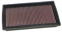 K&N REPLACEMENT FILTER エアフィルター SAAB 9-3(ナインスリー) 2.0 TURBO OE:4236030 98-00 2000 【33-2166】｜モーストプライス