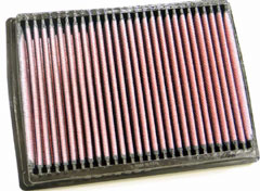K&N REPLACEMENT FILTER エアフィルター MAZDA フェスティバミニワゴン DW5W 96.07-02.07 B5 1500 【33-2222】|モーストプライス