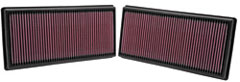 K&N REPLACEMENT FILTER エアフィルター LANDROVER DISCOVERY 4 5.0 V8 NA 09- 508PN 5000 【33-2446】（2個入り）